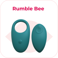 Вибриращ пенис пръстен Rumble Bee с дистанционно управление