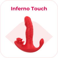 Вибратор за бикини Inferno Touch с дистанционно управление