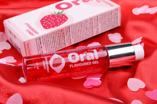 Лубрикант гел за орална любов Strawberry Candy (30 мл)