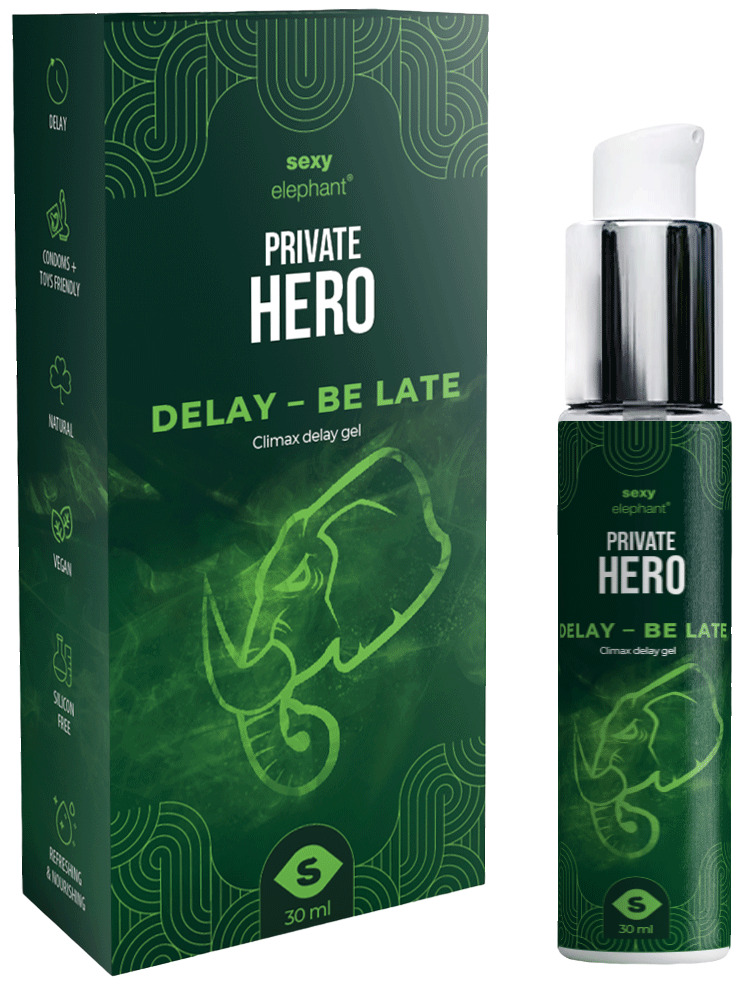 Sexy Elephant Private Hero Delay – Be Late Climax Delay гел (30 ml)