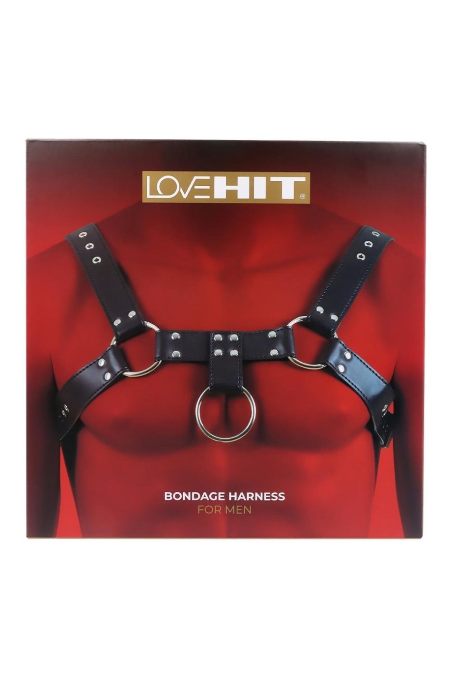 Мъжки bondage body в стил harness мод. 2 черен