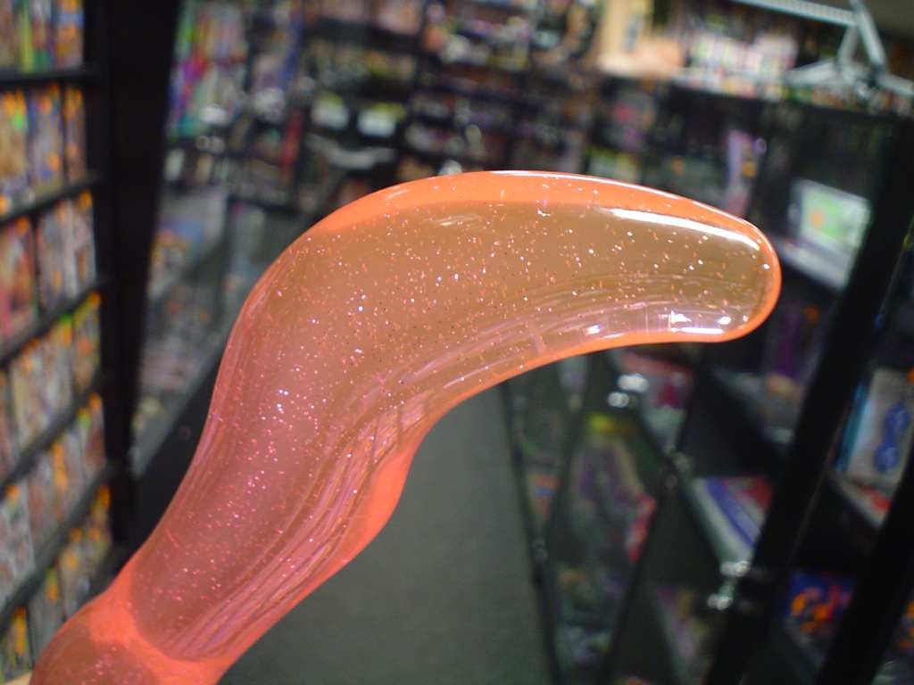 Дилдо твърд кристал 20*2,5 cm