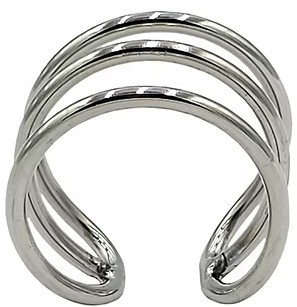 ROUGE Stainless Steel Triple Wire Glans Ring