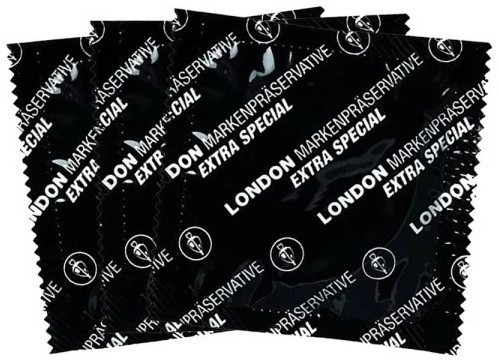 London Extra - подсилени презервативи (3 броя)