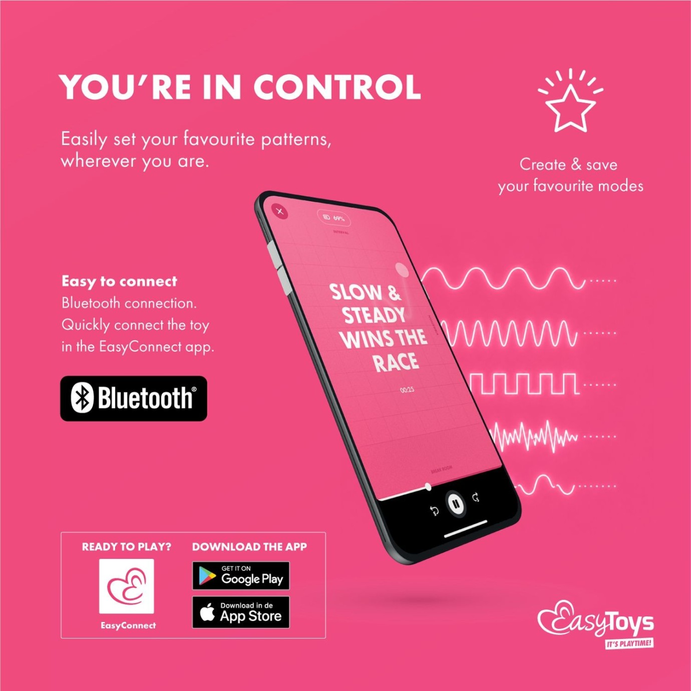 EasyConnect - Couples Vibrator Orio app-controlled