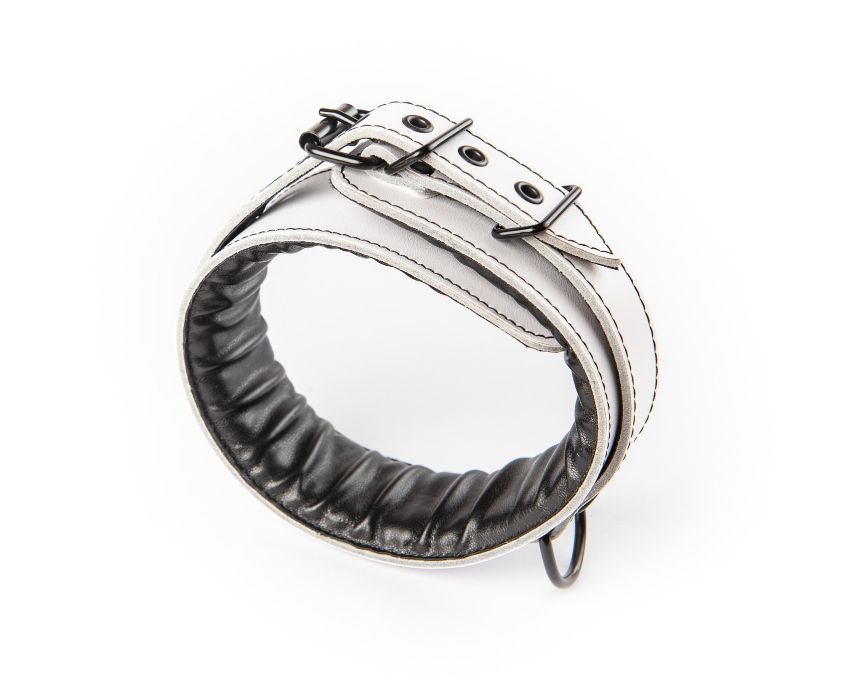 Бял кожен нашийник Sexy Elephant – Aria Collar