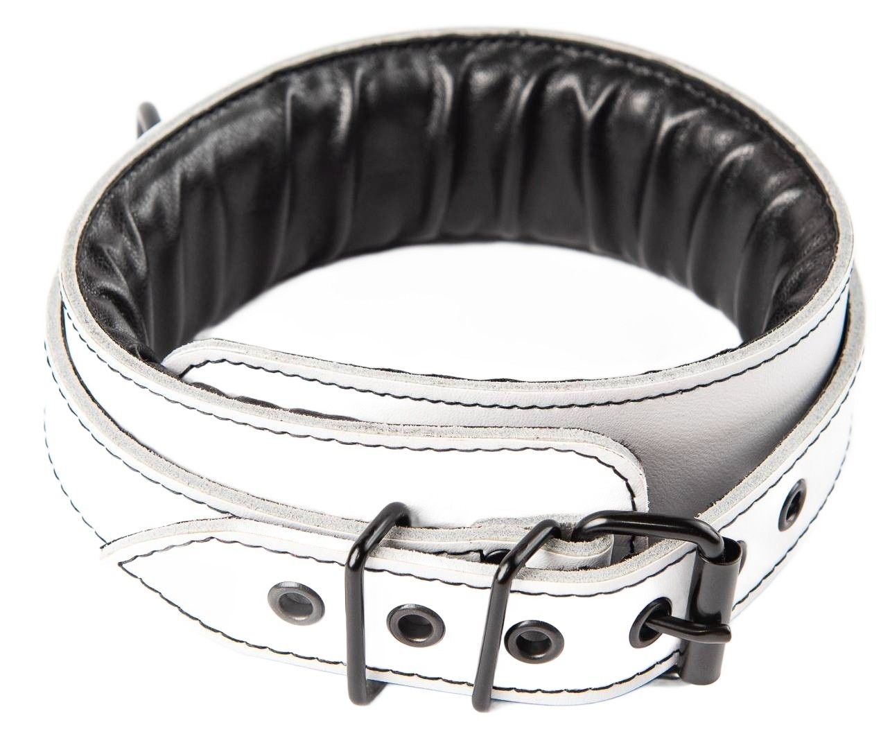 Бял кожен нашийник Sexy Elephant – Aria Collar