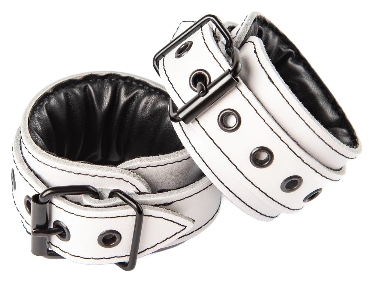 Бели кожени белезници Sexy Elephant – Aria Wrist