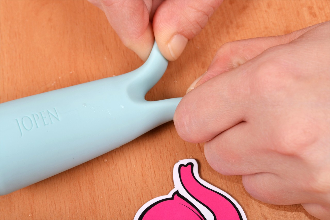 Тюркоазен диамантен масажен вибратор с уши - гъвкавост на ушите