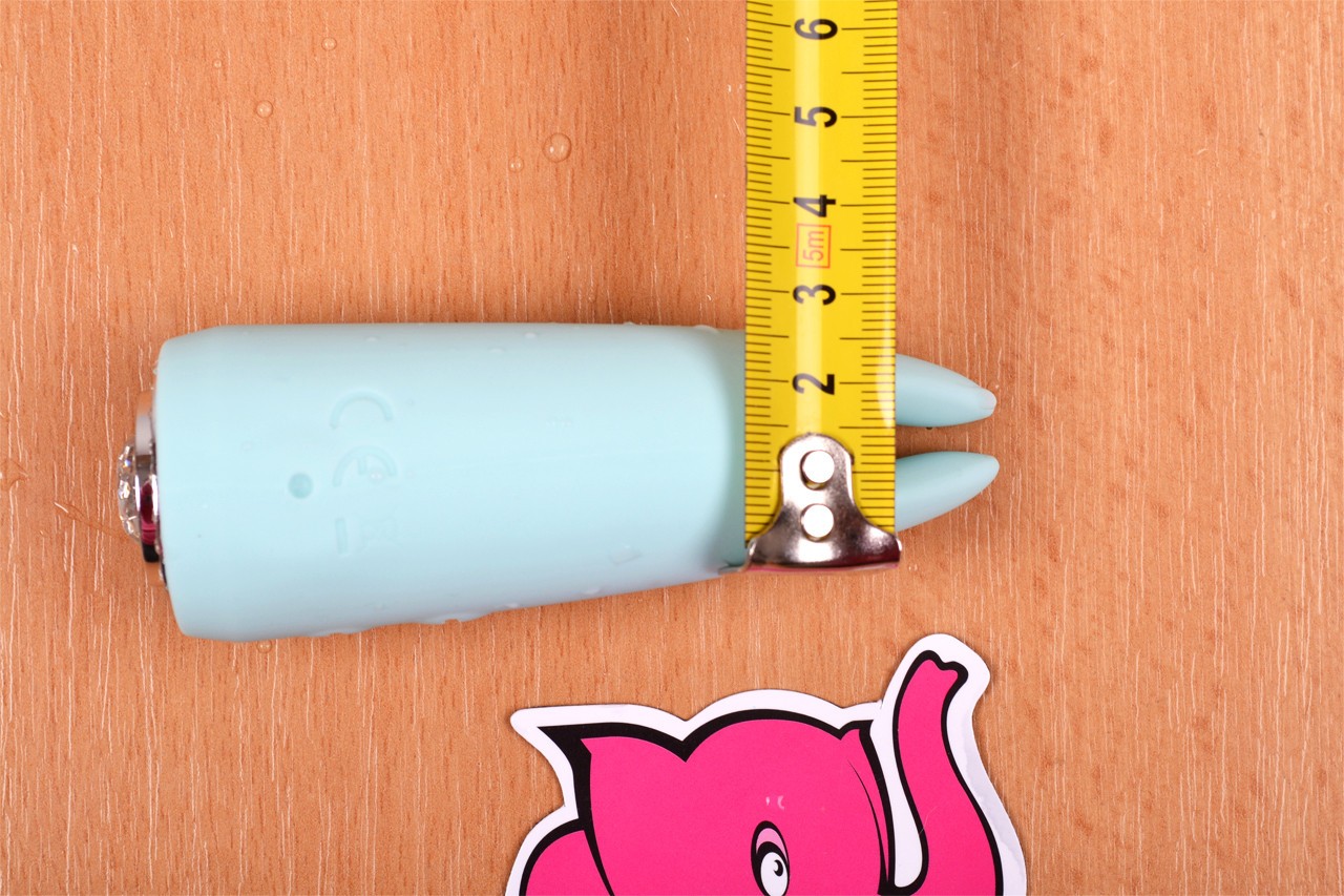 Тюркоазен диамантен масажен вибратор - диаметър на върха