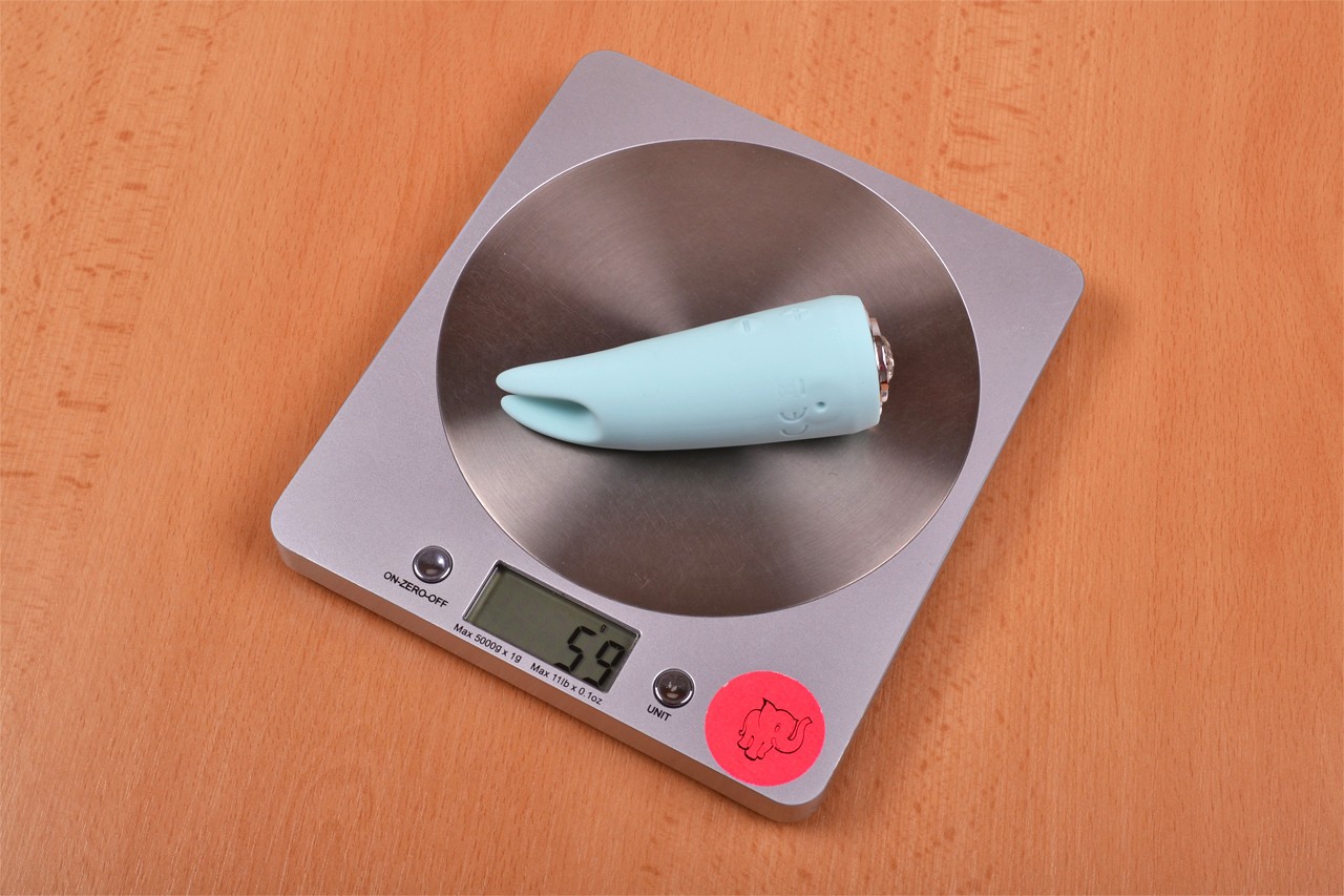 Масажен вибратор Turquoise Diamond - на скалата