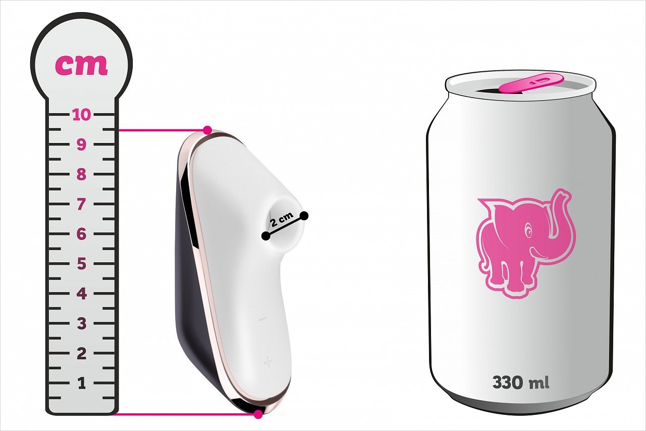 Satisfyer Pro Traveler, размери