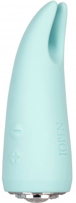 Тюркоазен диамантен масажен вибратор с уши