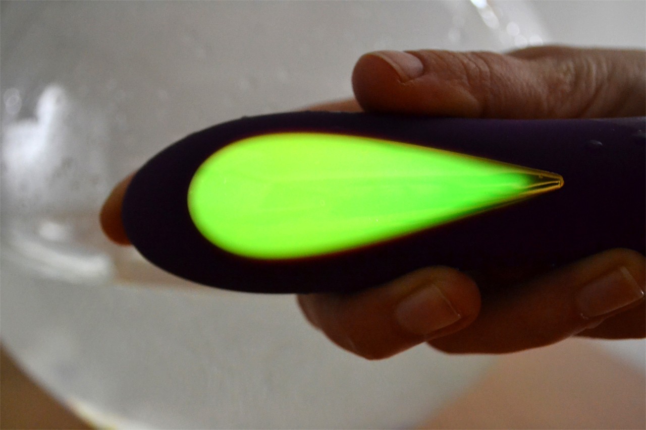 Вибратор за масаж на лунна светлина, светлинен индикатор