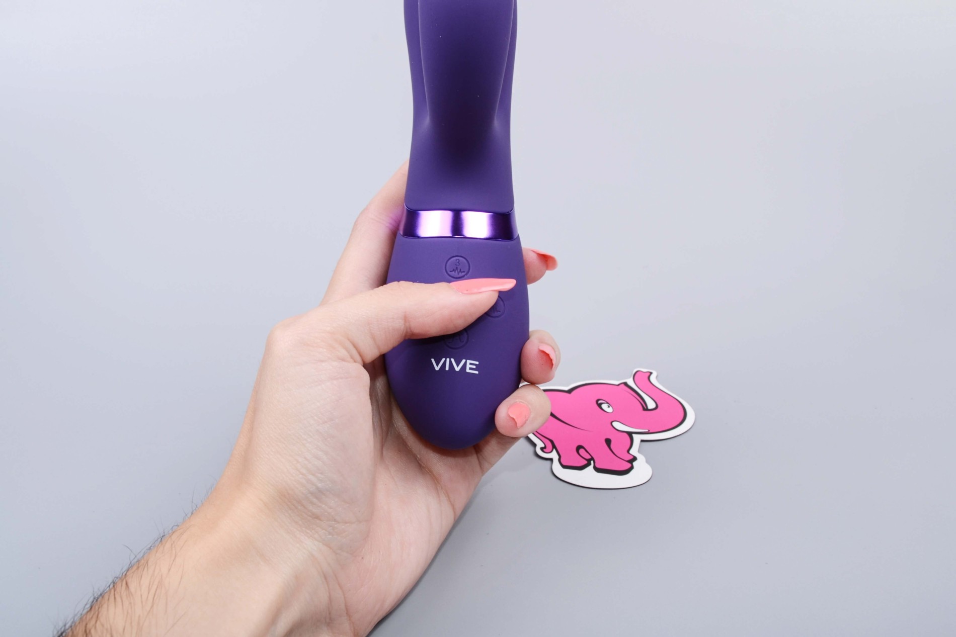 Ротационен вибратор Viver Bunny, контрол