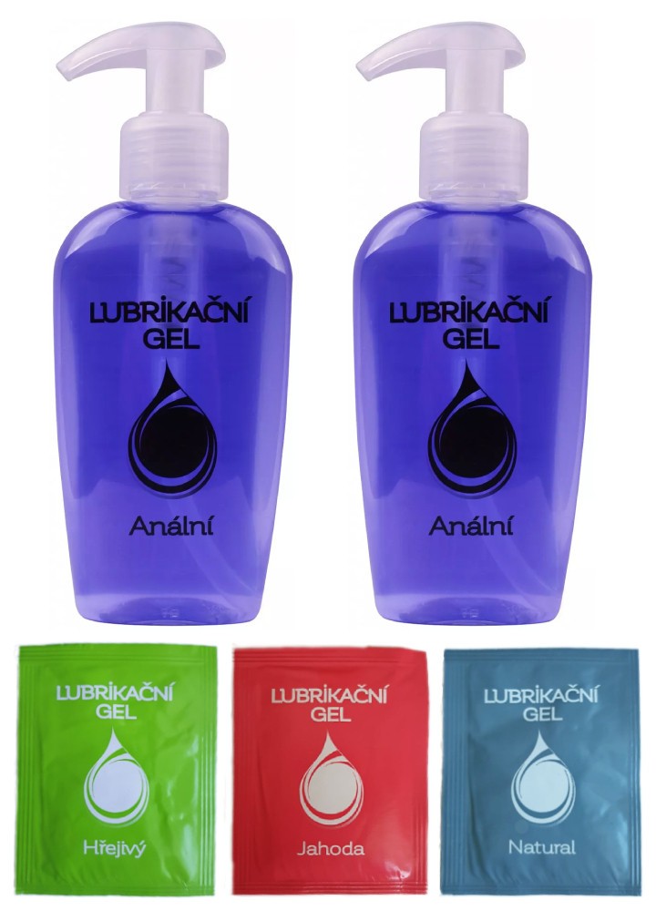 Анален лубрикант (2 бр. x 130 ml) + проби (3 бр. x 3 ml)