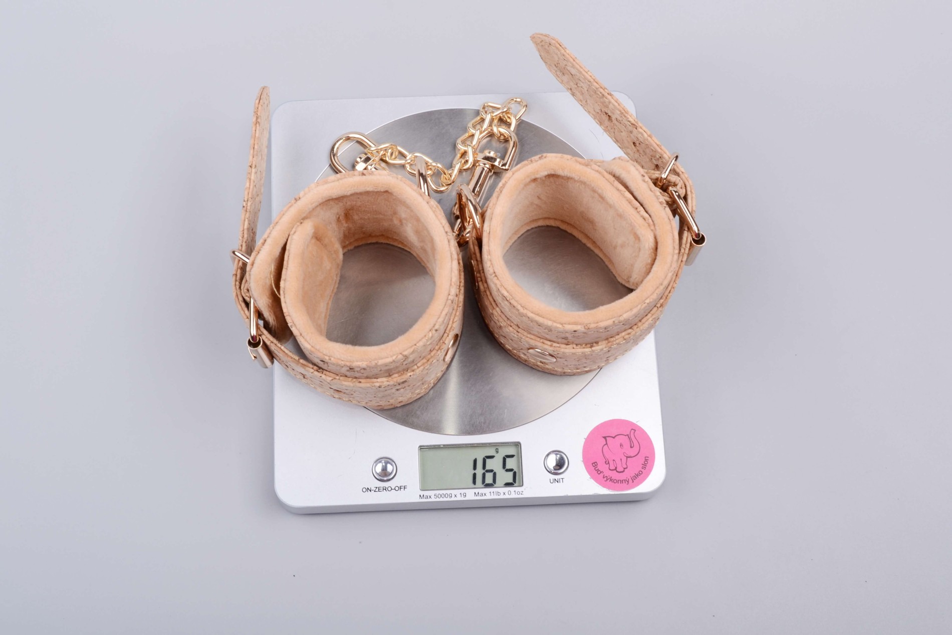 Коркови белезници Веган Фетиш, тегло