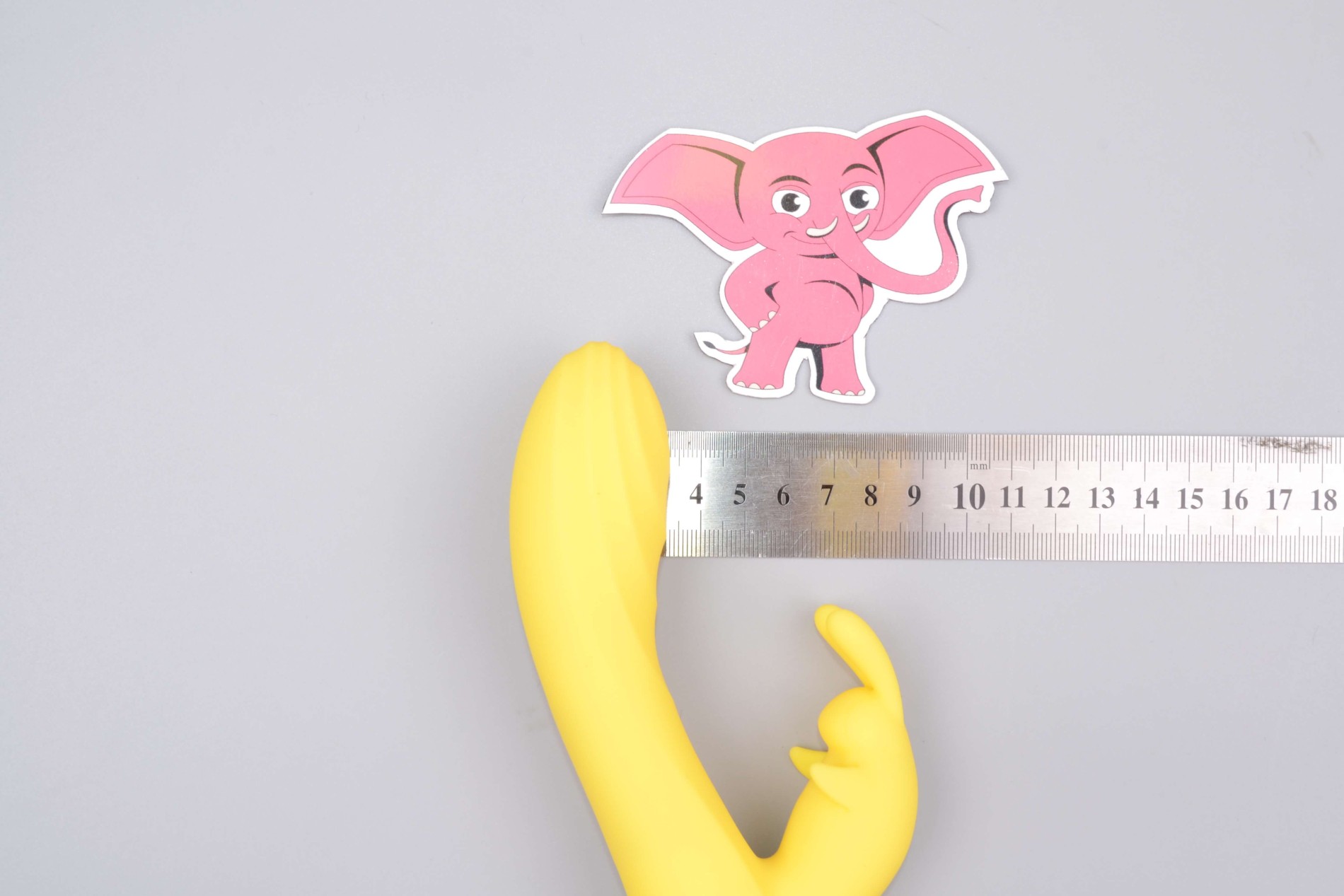 Вибратор за клиторни зъби Bee, размери