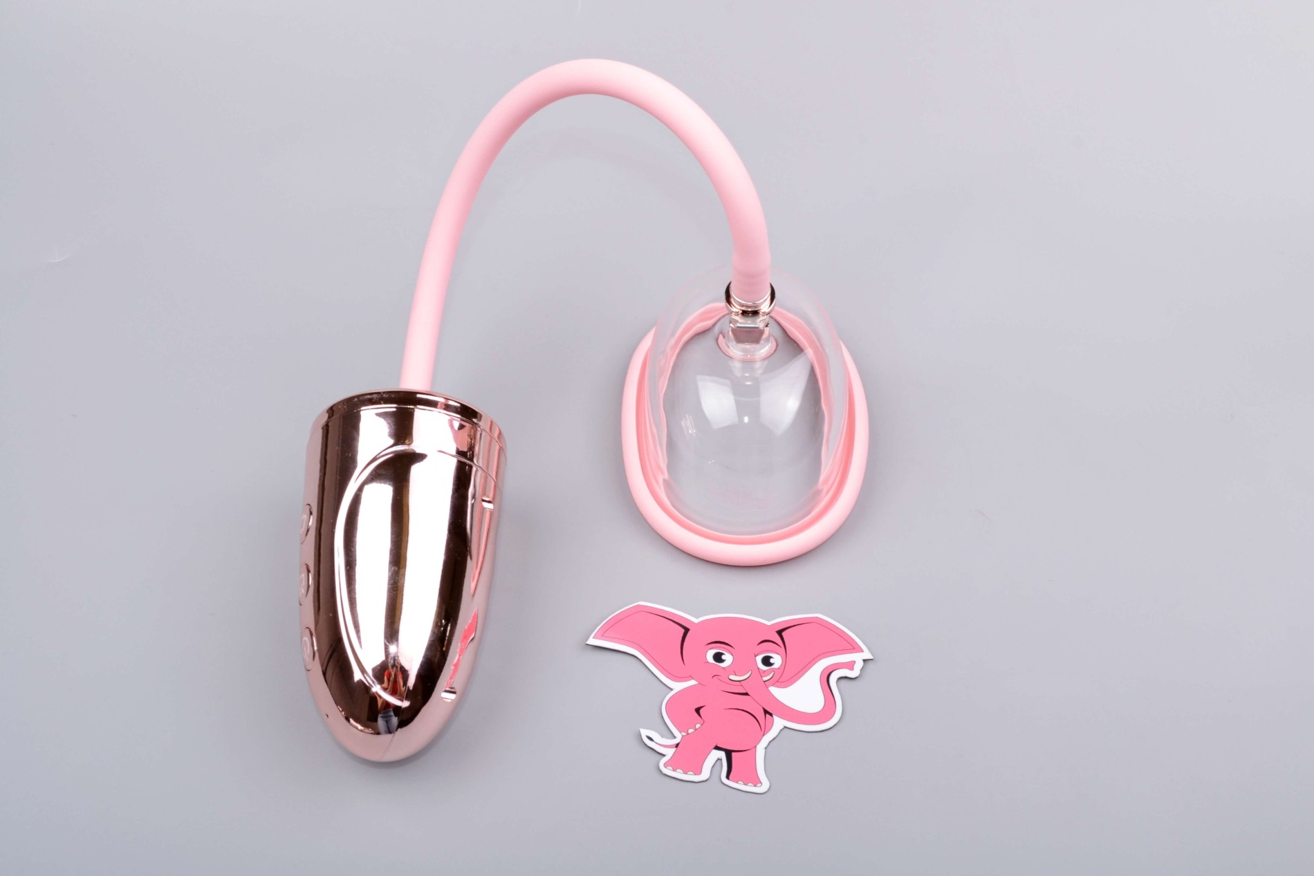 Вакуумна помпа за вагина с розово злато