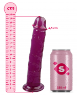Дилдо с всмукателна чаша Purple II (19,5 cm)