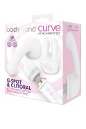 Комплект приставки Bodywand Curve бял