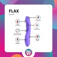 GOOD VIBES ONLY - Flax Вибриращо дилдо с G-точка стимулатор