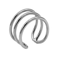 ROUGE Stainless Steel Triple Wire Glans Ring