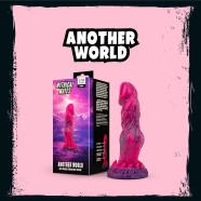 Mythical Mates - Another World Dildo Pink & Purple - 22.4 cm