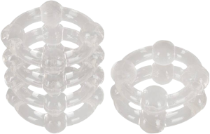 Looping cock rings