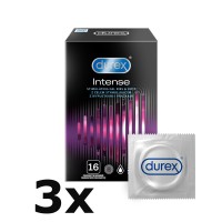 Durex Intense Orgasmic - презервативи с мидички (10 бр.)