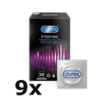 Durex Intense Orgasmic - презервативи с мидички (10 бр.)