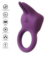 Вибриращ пръстен за ерекция Silicone Rabbit