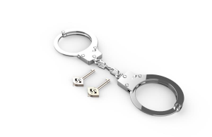 Метални белезници Crimson Lock