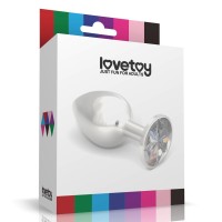 Lovetoy Rosebud Classic Metal Plug S Clear
