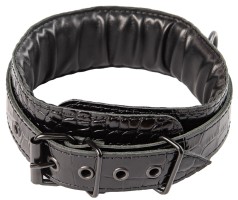 Кожена каишка Sexy Elephant – Noir Croc Collar