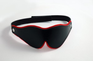 Кожена маска за очи BlackRed