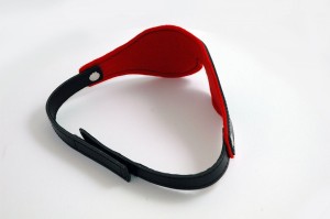 Кожена маска за очи BlackRed