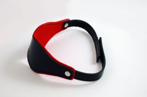Кожена маска за очи BlackRed