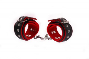Кожени белезници BlackRed
