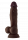 Фаллоимитатор с валом из двойного жидкого силикона Realistic Dong (24 см), темно-голый