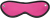 ROUGE Leather Blindfold Eye Mask Pink